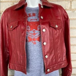 Red Leather Jacket